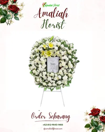Krans Bunga Duka Cita di Ubud